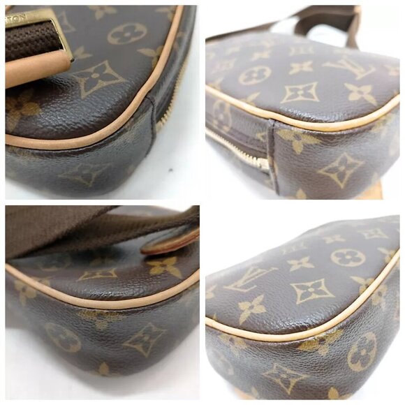 Louis Vuitton LV Shoulder Bag Pochette Banane Brown Monogram 674-021925 - Picture 6 of 16
